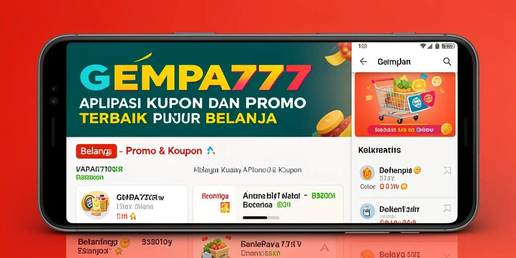 Tampilan antarmuka GEMPA777 yang memudahkan penggunaan kupon.