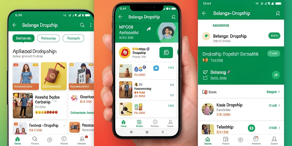 Tampilan antarmuka MPO08 yang intuitif dan mudah digunakan dalam dropshipping.