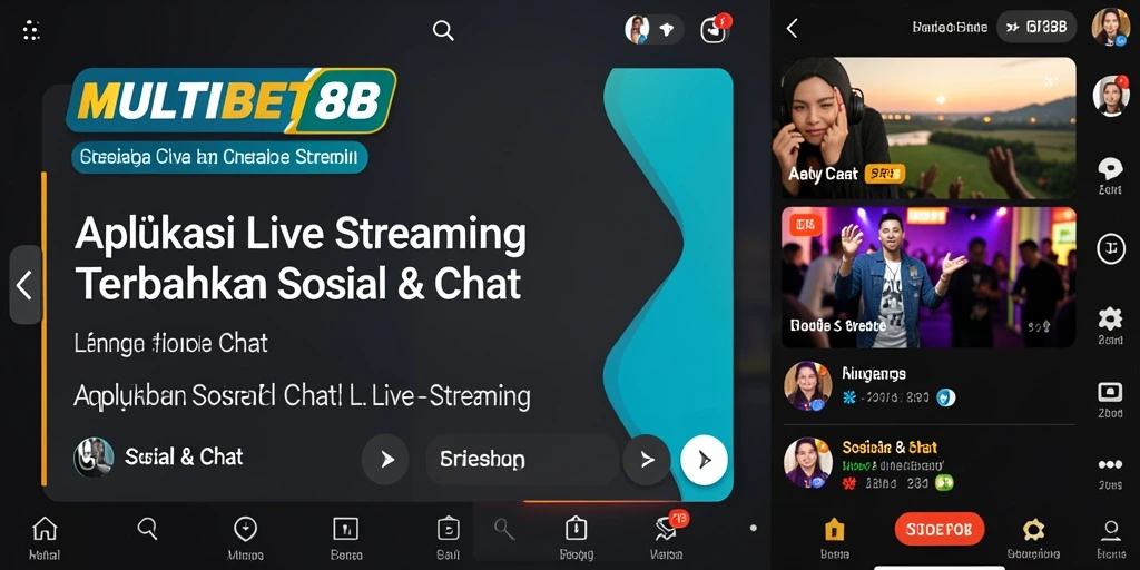 Antarmuka MULTIBET88 dengan fungsi Live Streaming yang intuitif.