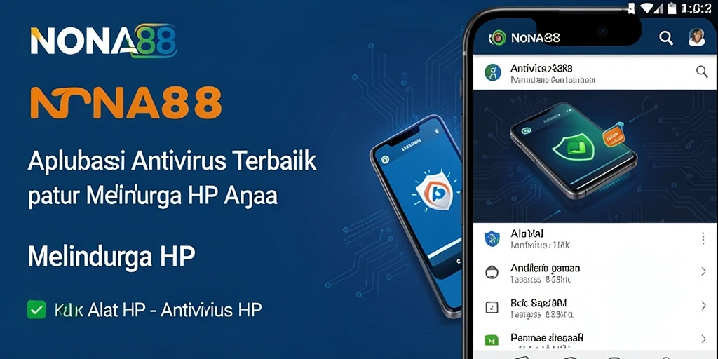 Antarmuka NONA88 yang sederhana dan efektif untuk melindungi ponsel.