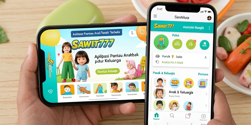 Antarmuka pengguna SAWIT777 yang sederhana dan intuitif untuk Pantau Anak.