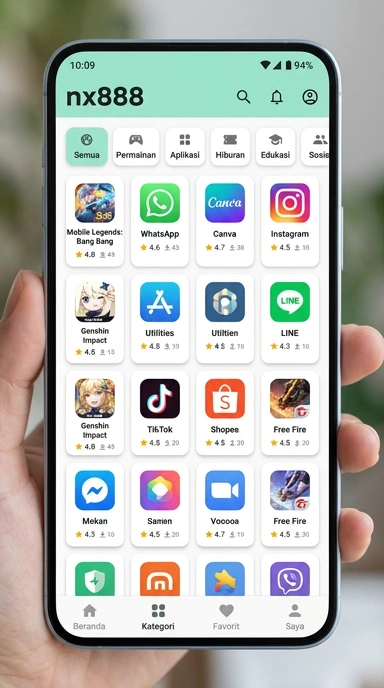 Aplikasi Populer & Kanal Uji di nx888 — Temukan Favoritmu!